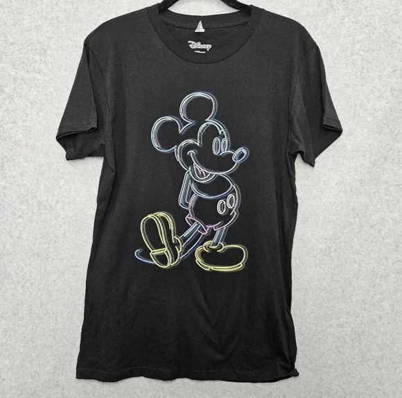 Disney‎ Mickey Mouse Tee Shirt Juniors Size M - Picture 1 of 4